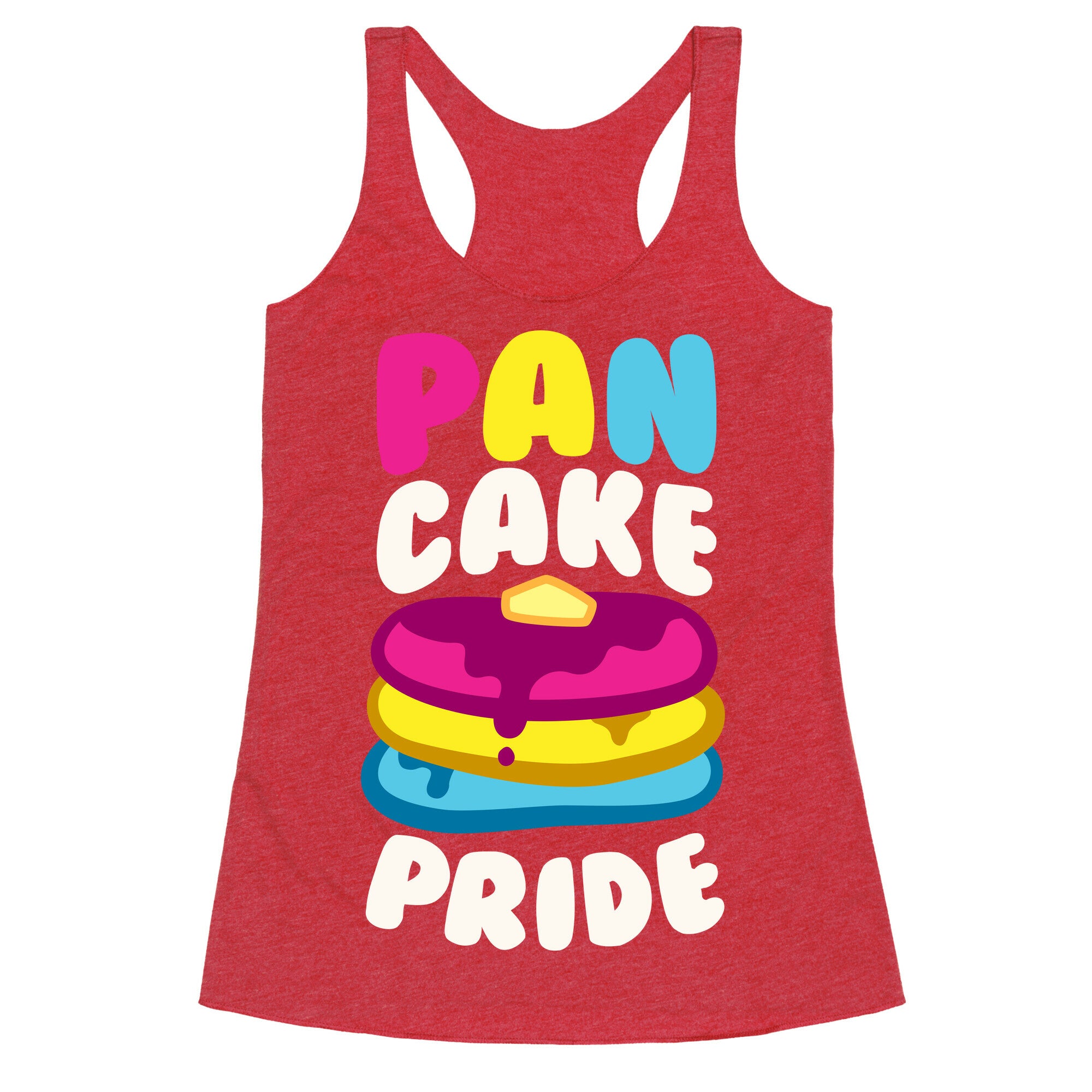 Pan Cake Pride Racerback Tank